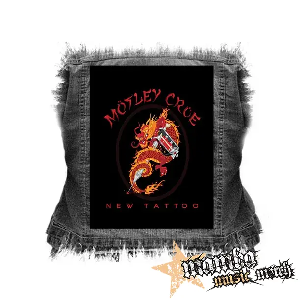 MOTLEY CRUE - New Tattoo - chrbtová nášivka (36 x 27 cm)