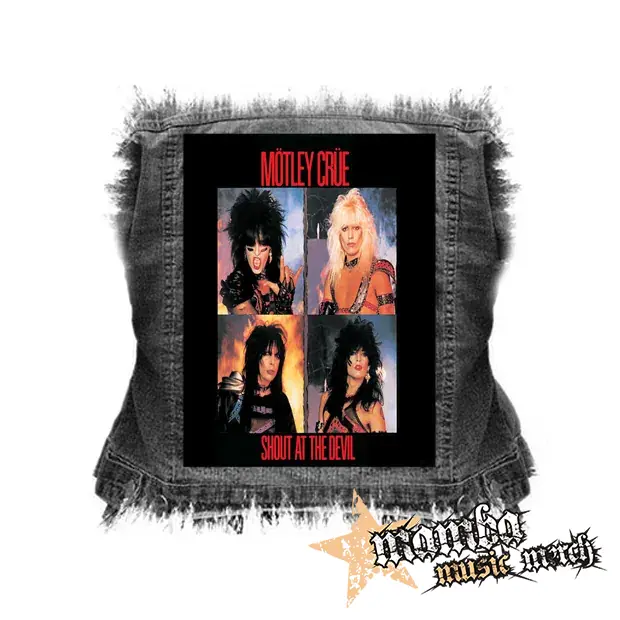 MOTLEY CRUE - Shout At The Devil - chrbtová nášivka (36 x 27 cm)