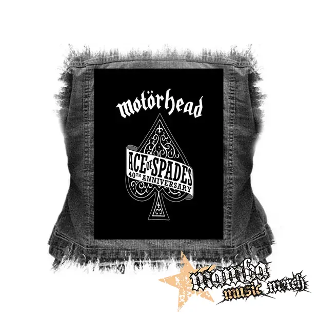 MOTORHEAD - Ace of Spades (Live At Whitla Hall, Belfast 23rd December 1981) - chrbtová nášivka (36 x 27 cm)