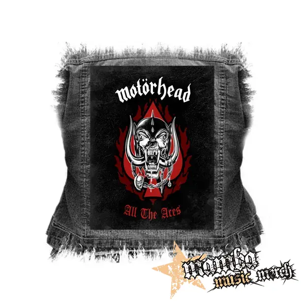 MOTORHEAD - All the Aces - chrbtová nášivka (36 x 27 cm)
