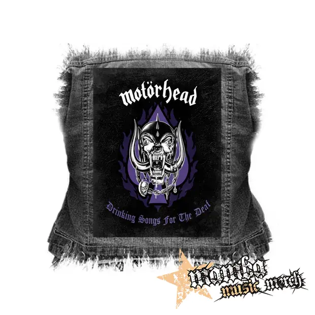 MOTORHEAD - Drinking Songs for the Deaf - chrbtová nášivka (36 x 27 cm)