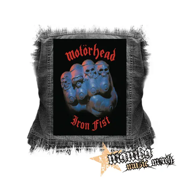 MOTORHEAD - Iron Fist - chrbtová nášivka (36 x 27 cm)