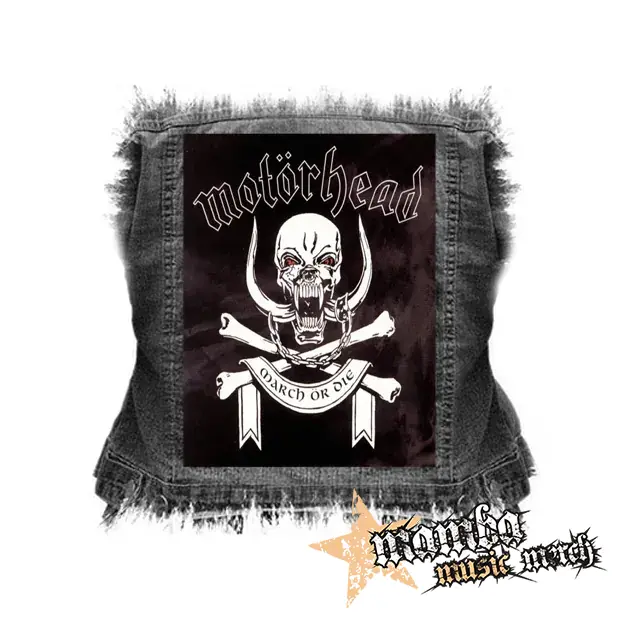 MOTORHEAD - March Or Die - chrbtová nášivka (36 x 27 cm)