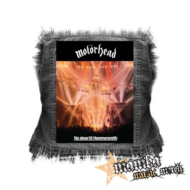 MOTORHEAD - No Sleep 'Til Hammersmith (Live) - chrbtová nášivka (36 x 27 cm)