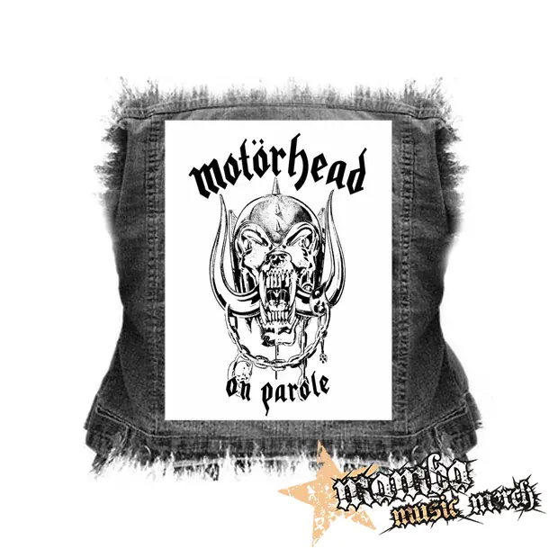 MOTORHEAD - On Parole - chrbtová nášivka (36 x 27 cm)
