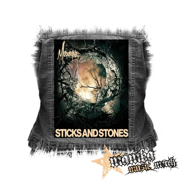 MUDVAYNE - Sticks And Stones - chrbtová nášivka (36 x 27 cm)
