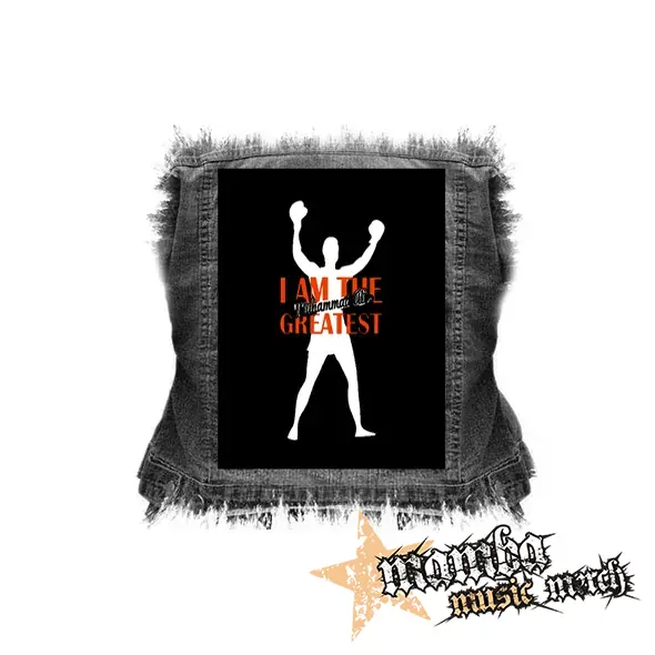 MUHAMMAD ALI - I Am The Greatest - chrbtová nášivka (36 x 27 cm)