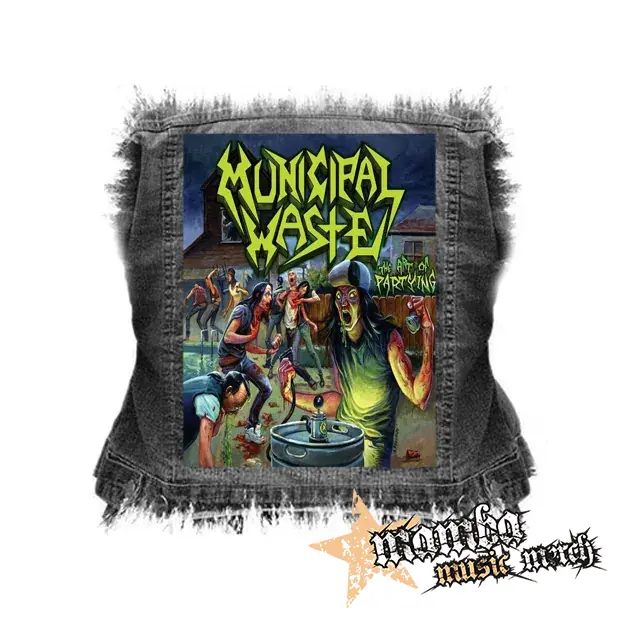 MUNICIPAL WASTE - The Art of Partying - chrbtová nášivka (36 x 27 cm)