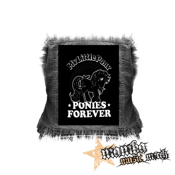 MY LITTLE PONY - Ponies Forever - chrbtová nášivka (36 x 27 cm)
