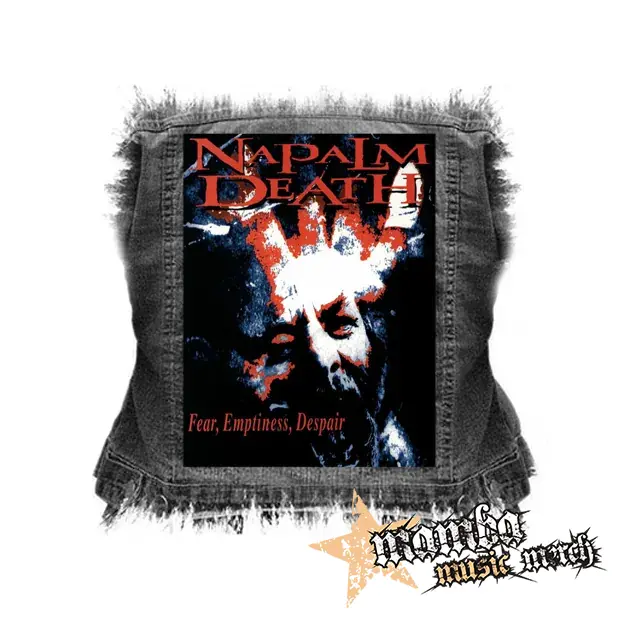NAPALM DEATH - Fear, Emptiness, Despair - chrbtová nášivka (36 x 27 cm)