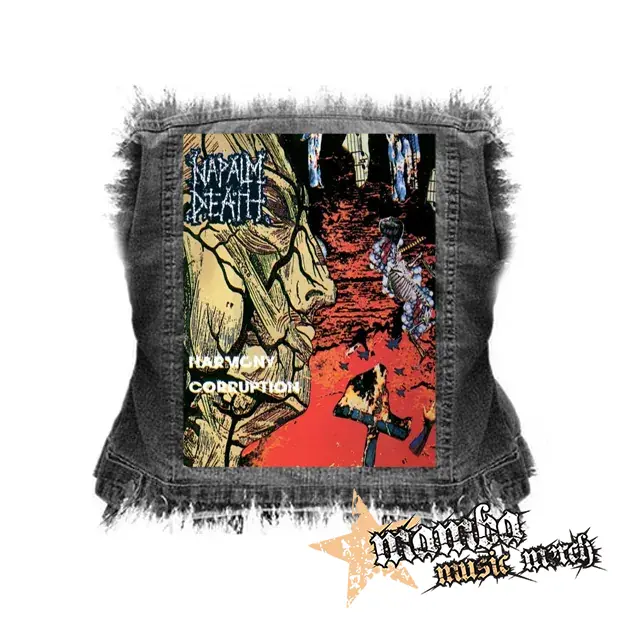 NAPALM DEATH - Harmony Corruption - chrbtová nášivka (36 x 27 cm)