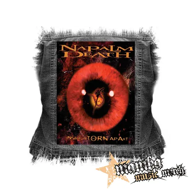 NAPALM DEATH - Inside The Torn Apart - chrbtová nášivka (36 x 27 cm)