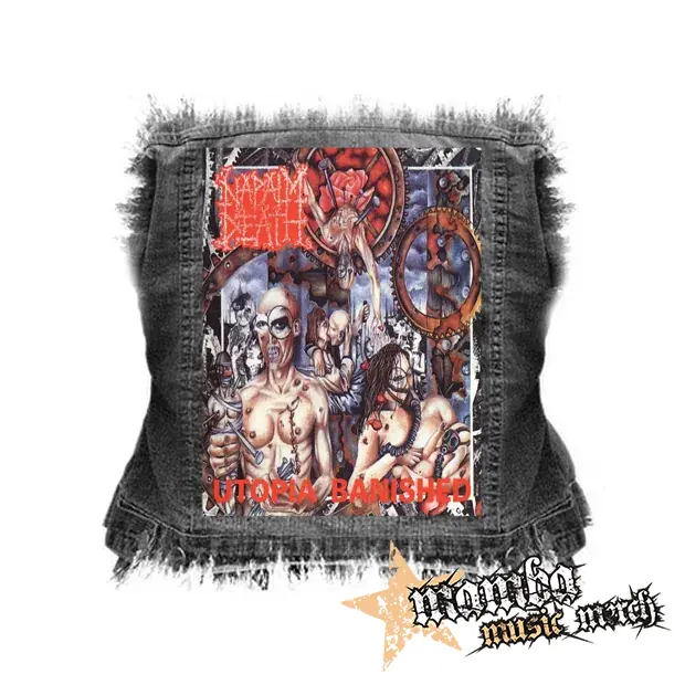 NAPALM DEATH - Utopia Banished - chrbtová nášivka (36 x 27 cm)