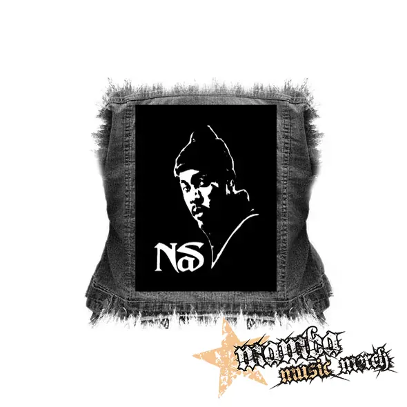 NAS - Logo & Portrait - chrbtová nášivka (36 x 27 cm)