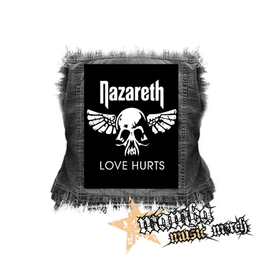 NAZARETH - Love Hurts - chrbtová nášivka (36 x 27 cm)