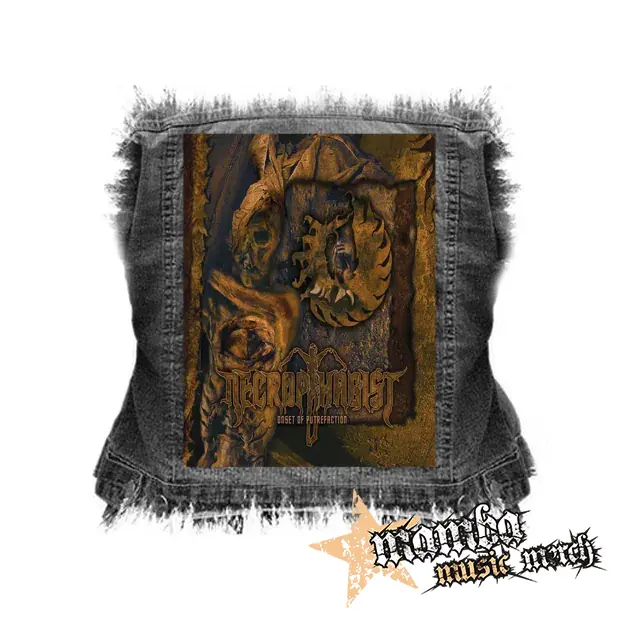 NECROPHAGIST - Onset Of Putrefaction - chrbtová nášivka (36 x 27 cm)