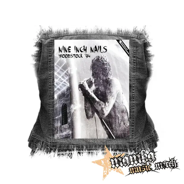 NINE INCH NAILS - Live At Woodstock '94 - chrbtová nášivka (36 x 27 cm)