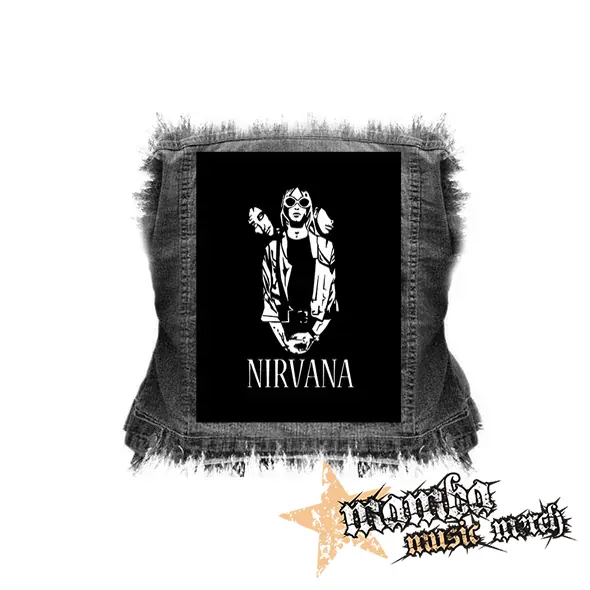 NIRVANA - Band Graffiti Poster - chrbtová nášivka (36 x 27 cm)