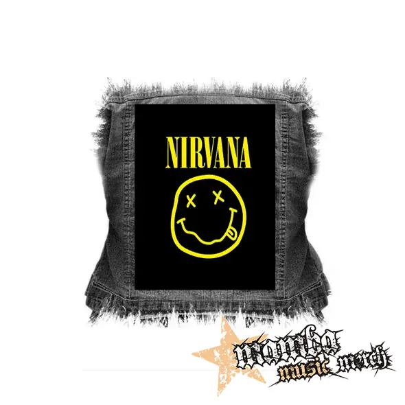 NIRVANA - Big Smile - chrbtová nášivka (36 x 27 cm)