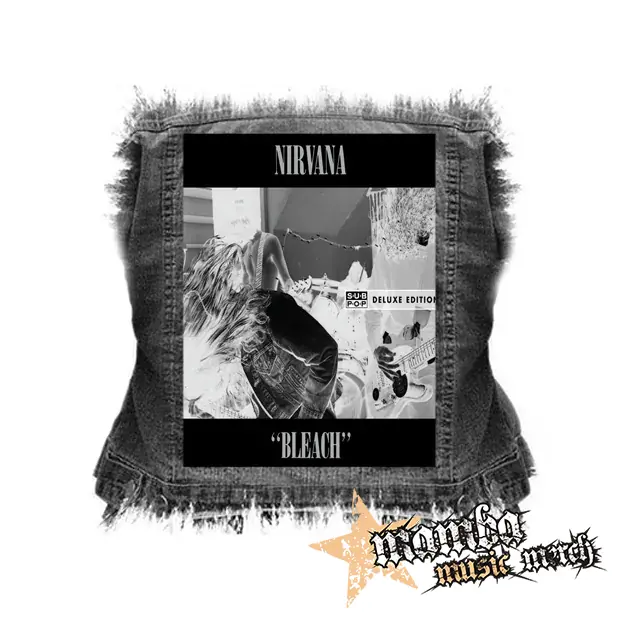 NIRVANA - Bleach - chrbtová nášivka (36 x 27 cm)
