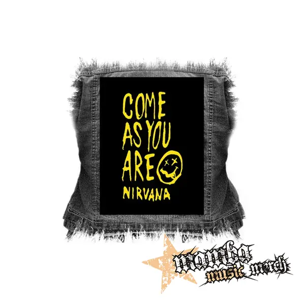 NIRVANA - Come As You Are - chrbtová nášivka (36 x 27 cm)