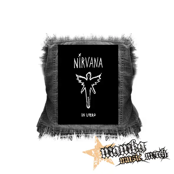 NIRVANA - In Utero (2) - chrbtová nášivka (36 x 27 cm)