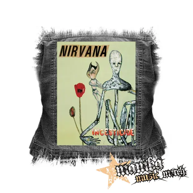 NIRVANA - Incesticide - chrbtová nášivka (36 x 27 cm)
