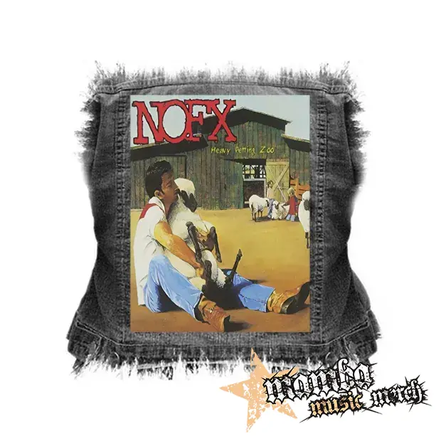 NOFX - Heavy Petting Zoo - chrbtová nášivka (36 x 27 cm)