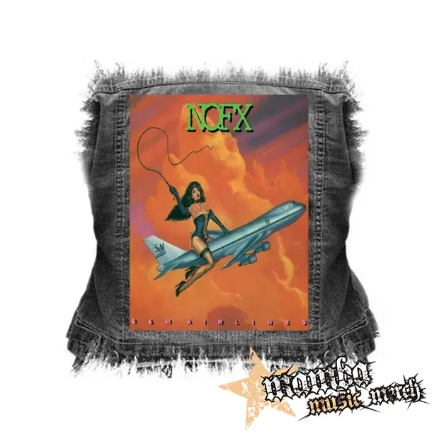NOFX - S&M Airlines - chrbtová nášivka (36 x 27 cm)
