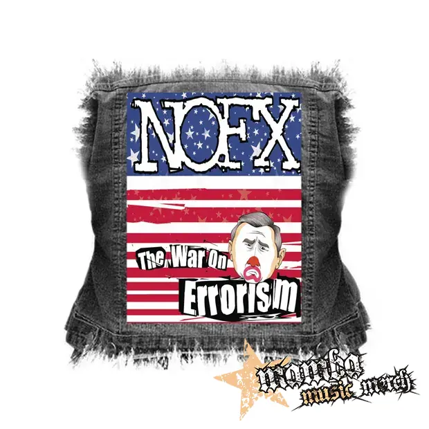 NOFX - The War On Errorism - chrbtová nášivka (36 x 27 cm)