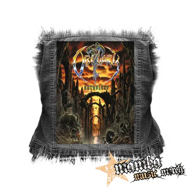 OBITUARY - Anthology - chrbtová nášivka (36 x 27 cm)