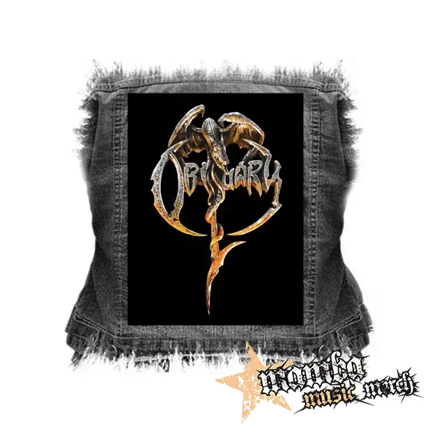 OBITUARY - Obituary - chrbtová nášivka (36 x 27 cm)