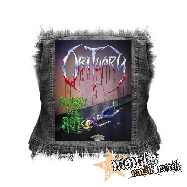 OBITUARY - Slowly We Rot - chrbtová nášivka (36 x 27 cm)