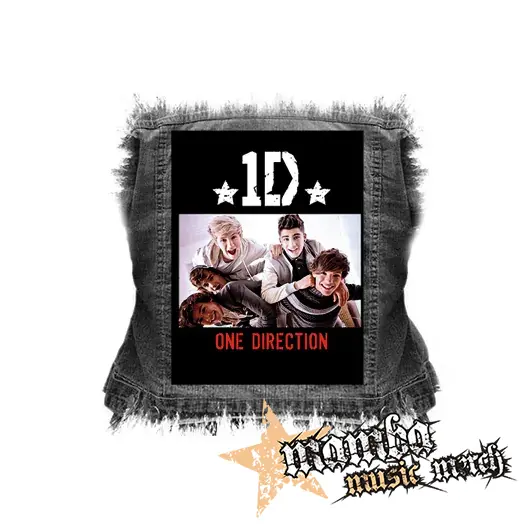 ONE DIRECTION - Star - chrbtová nášivka (36 x 27 cm)