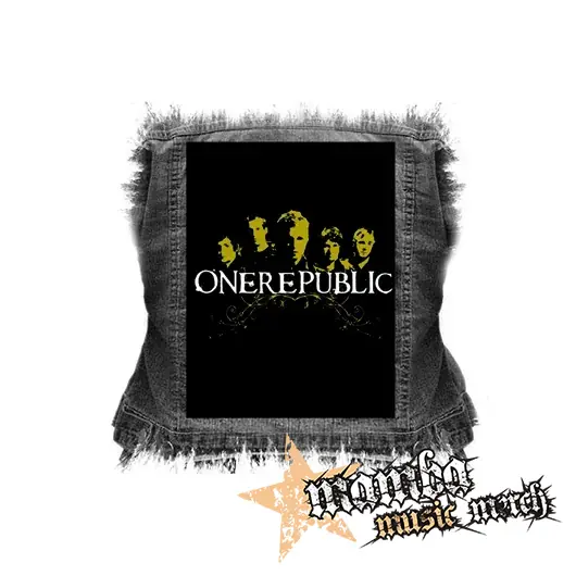 ONE REPUBLIC - Logo And Band povodne - chrbtová nášivka (36 x 27 cm)