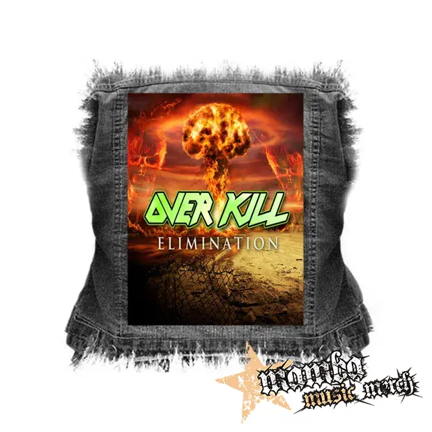 OVERKILL - Elimination - chrbtová nášivka (36 x 27 cm)