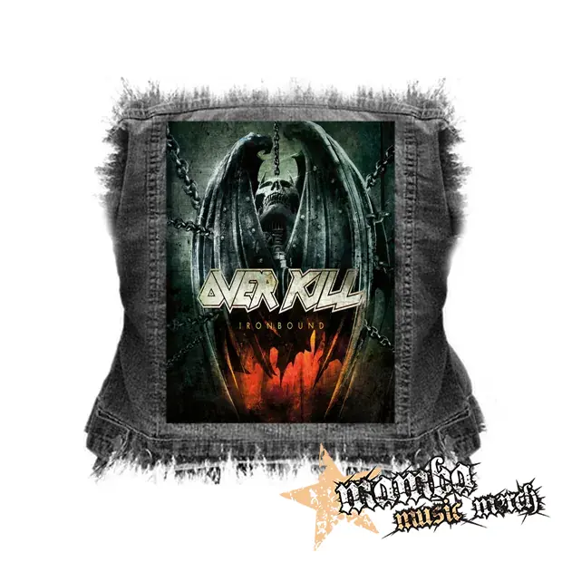 OVERKILL - Ironbound - chrbtová nášivka (36 x 27 cm)