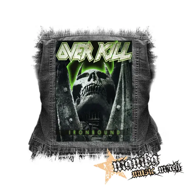 OVERKILL - Ironbound Single - chrbtová nášivka (36 x 27 cm)
