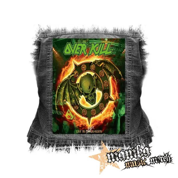 OVERKILL - Live in Overhausen - chrbtová nášivka (36 x 27 cm)