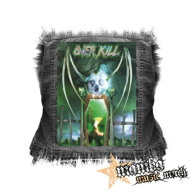 OVERKILL - Necroshine - chrbtová nášivka (36 x 27 cm)