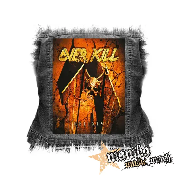 OVERKILL - Reli XIV - chrbtová nášivka (36 x 27 cm)