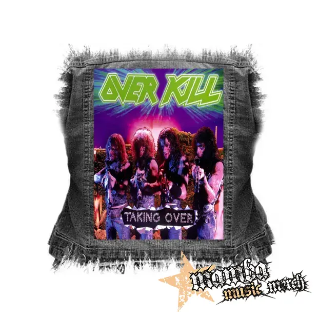 OVERKILL - Taking Over - chrbtová nášivka (36 x 27 cm)