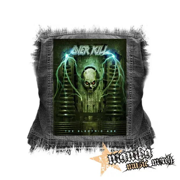 OVERKILL - The Electric Age - chrbtová nášivka (36 x 27 cm)