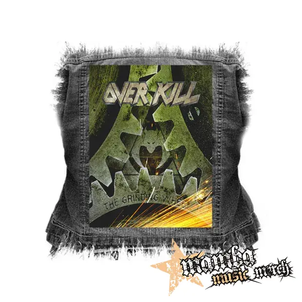 OVERKILL - The Grinding Wheel - chrbtová nášivka (36 x 27 cm)