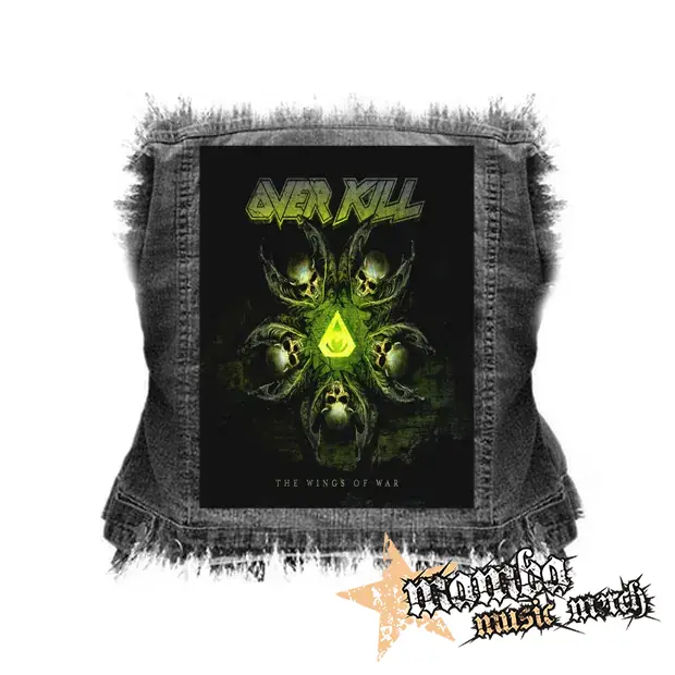 OVERKILL - The Wings of War - chrbtová nášivka (36 x 27 cm)