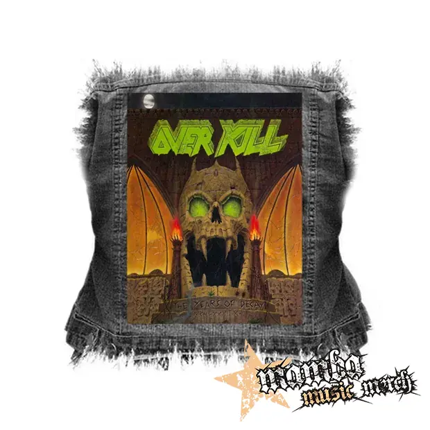 OVERKILL - The Years of Decay - chrbtová nášivka (36 x 27 cm)