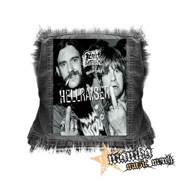 OZZY OSBOURNE - MOTORHEAD - Hellraiser - chrbtová nášivka (36 x 27 cm)