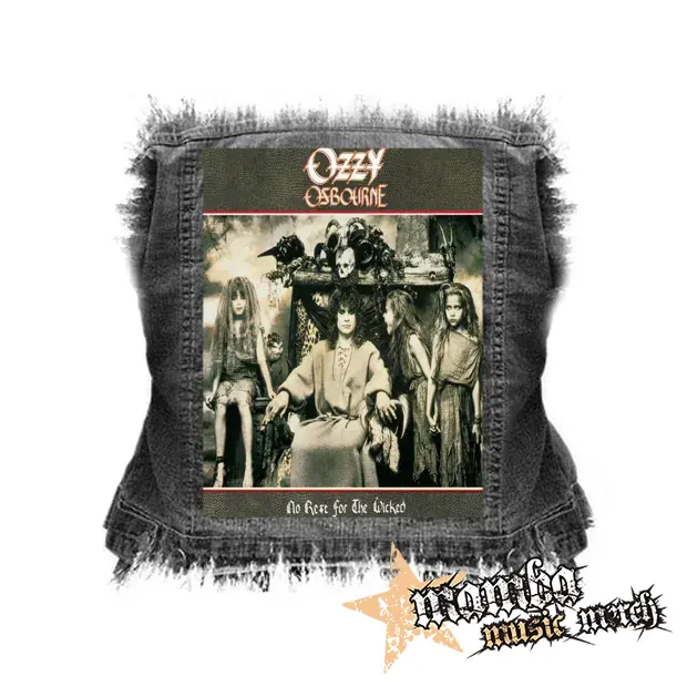 OZZY OSBOURNE - No Rest For The Wicked - chrbtová nášivka (36 x 27 cm)