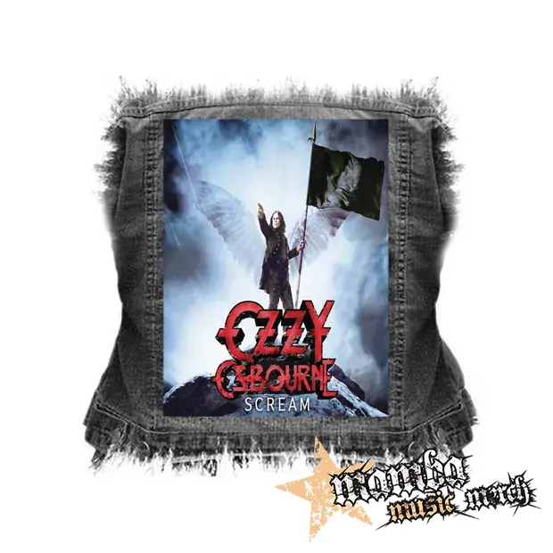 OZZY OSBOURNE - Scream - chrbtová nášivka (36 x 27 cm)