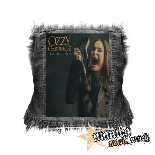 OZZY OSBOURNE - Straight To Hell - chrbtová nášivka (36 x 27 cm)